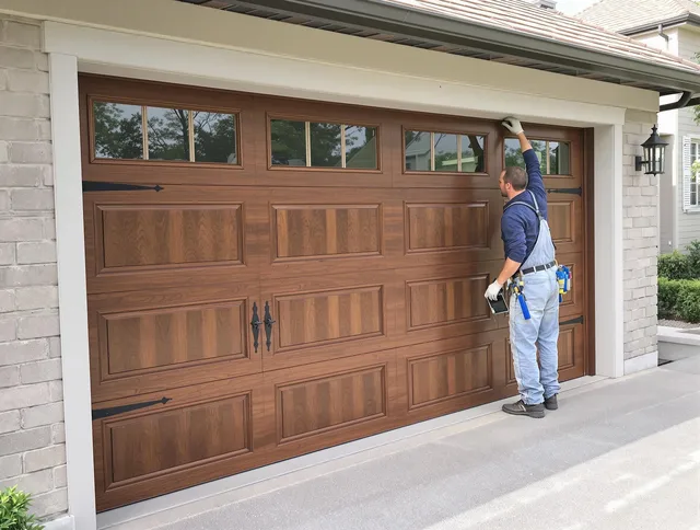 Custom garage door showcase by North Reading Garage Door Repair in North Reading