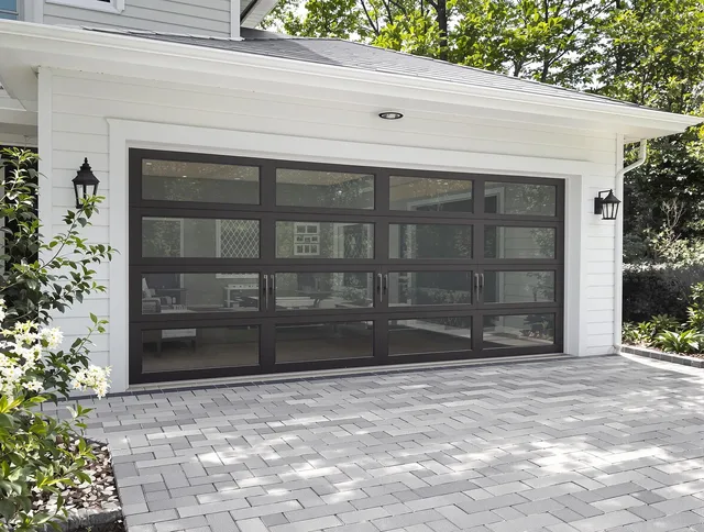 North Reading Garage Door Repair design specialist presenting custom garage door options to North Reading homeowner