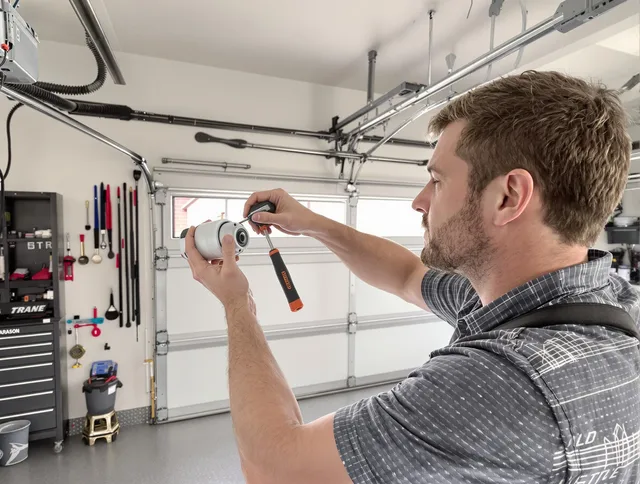 Garage door opener repair service by North Reading Garage Door Repair in North Reading